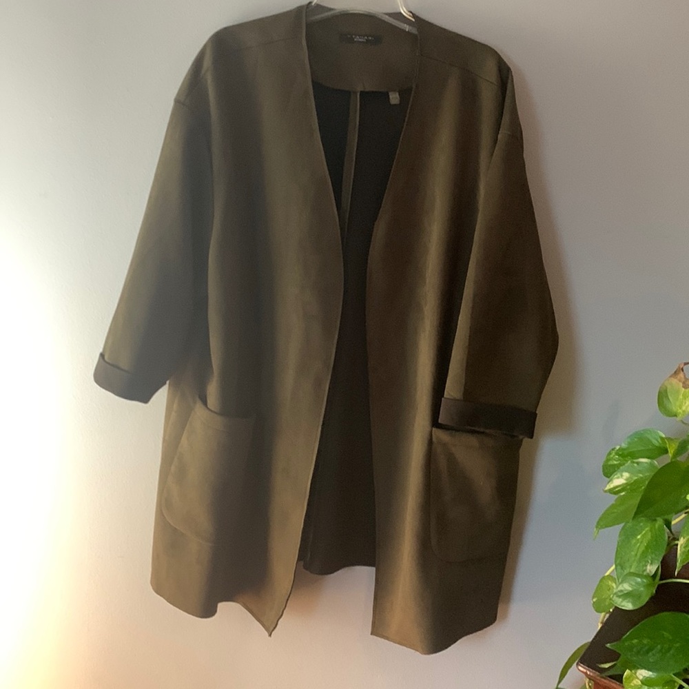 T Tahiti 2X Jacket/Cardigan Faux Leather Never Worn